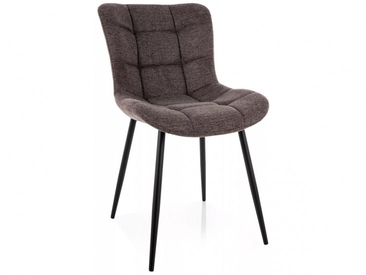 Julia Brego étkezőszék fekete láb Cappuccino 40