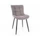 Julia Brego étkezőszék fekete láb szürke 07