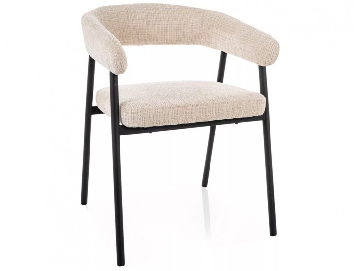 Katana étkező szék fekete láb/ bézs TAP.257