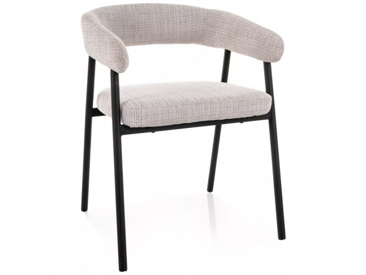 Katana étkező szék fekete láb/ szürke TAP.258