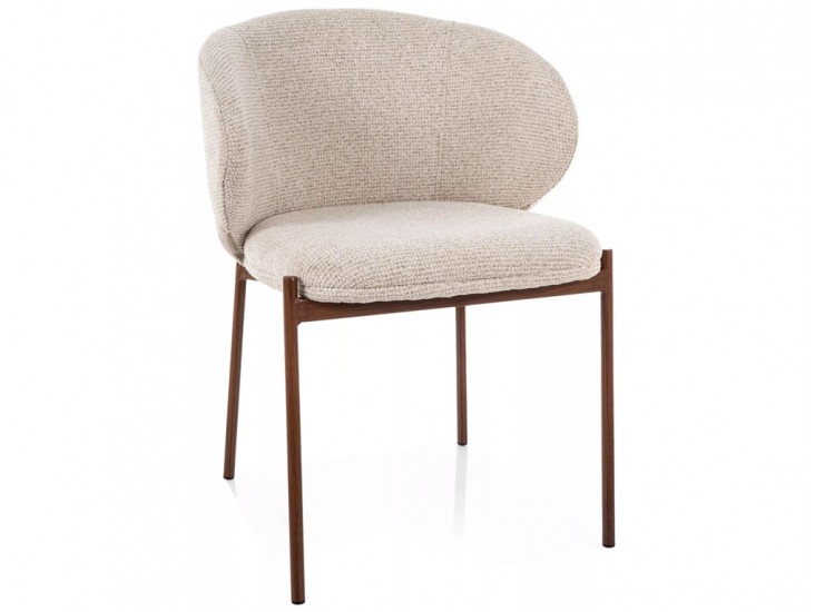 Kioto D étkezőszék dió láb világos bézs Tap. 255