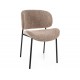 Kiso Noelle étkező szék fekete láb/ sötét bézs 33