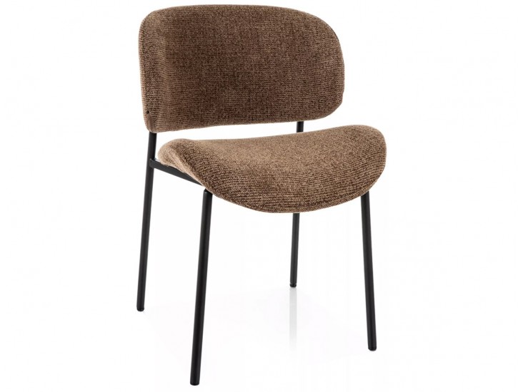 Kiso Noelle étkező szék fekete láb/ capuccino 45