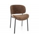 Kiso Noelle étkező szék fekete láb/ capuccino 45