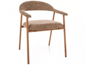 Lagos D Raven étkezőszék tölgy láb Latte 34