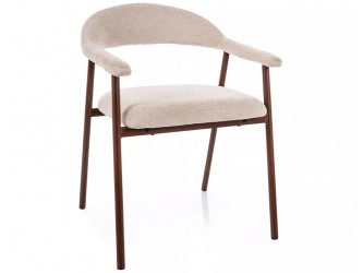 Lagos D Raven étkezőszék dió láb bézs 24