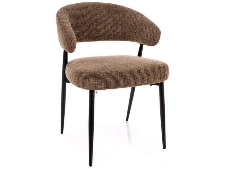 Lucio Noelle étkező szék fekete láb/ capuccino 45