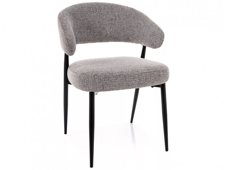 Lucio Noelle étkező szék fekete láb/ szürke 09