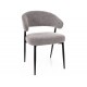 Lucio Noelle étkező szék fekete láb/ szürke 09
