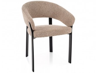 Nagoja étkezőszék fekete láb bézs Tap. 253