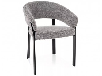 Nagoja étkezőszék fekete láb szürke Tap. 254