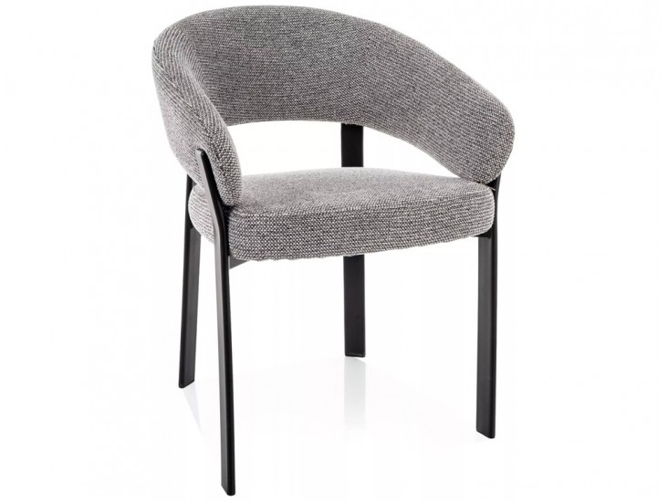 Nagoja étkezőszék fekete láb szürke Tap. 254