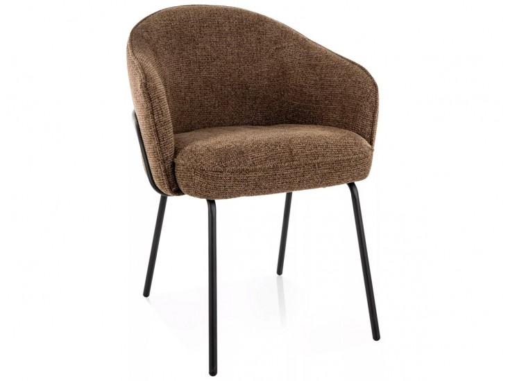 Nao Noelle étkező szék fekete láb/ capuccino 45