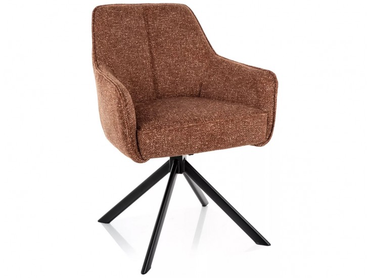 Notti LEO étkezőszék fekete láb Camel 35