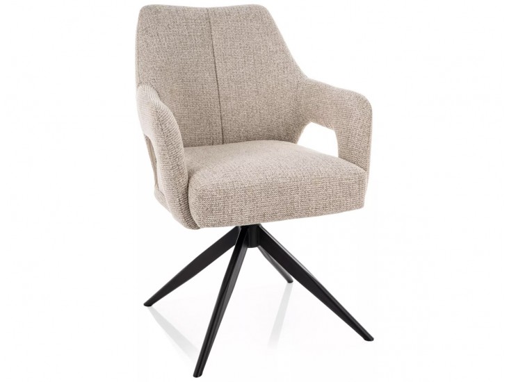 Olsen Noelle étkezőszék  fekete láb bézs 30