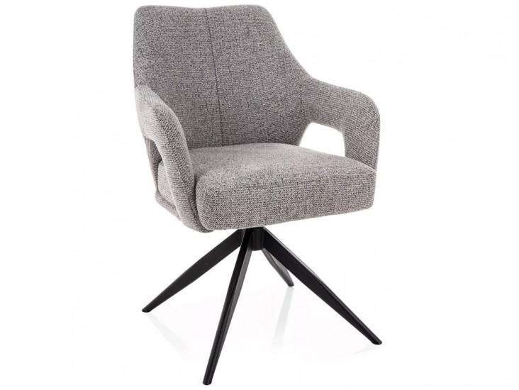 Olsen Noelle étkezőszék fekete láb szürke 09