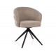 Ores étkező szék fekete láb/ bézs TAP.250