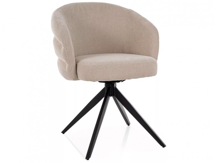 Ores étkező szék fekete láb/ világos bézs TAP.251