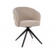 Ores étkező szék fekete láb/ világos bézs TAP.251