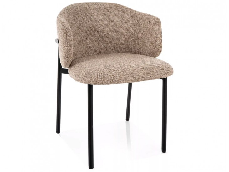 Osaka étkezőszék fekete láb bézs Tap. 253