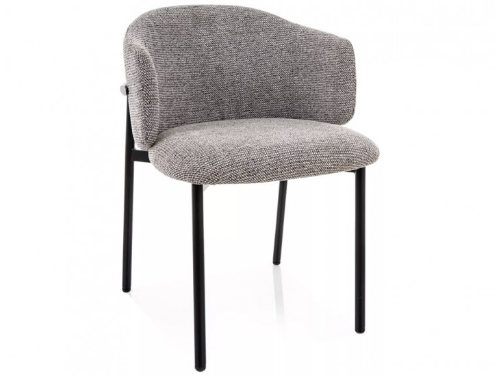 Osaka étkezőszék fekete láb szürke Tap. 254