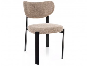 RIN étkezőszék fekete láb bézs Tap. 253