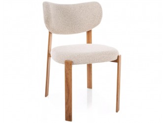 RIN D étkezőszék tölgy láb világos bézs Tap. 255