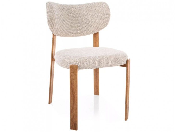 RIN D étkezőszék tölgy láb világos bézs Tap. 255