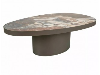 Gusto A Ceramic 118*73 asztalka Patagonia barna/ réz