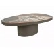 Gusto A Ceramic 118*73 asztalka Patagonia barna/ réz