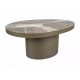 Gusto B Ceramic 98*73 asztalka Patagonia barna/ réz