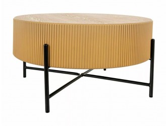 Tuca 80*40 asztalka tölgy/ fekete