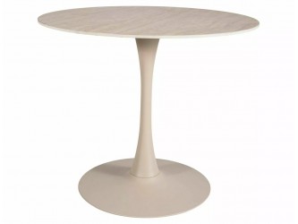 Amadeo Ceramic Fi90 étkező asztal travertin/ kasmír