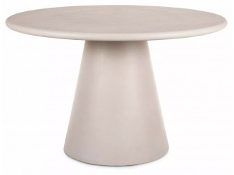 Aurora 120 kör étkező asztal világos szürke