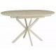 Gaston Ceramic 100(135)*100 bővíthető étkező asztal travertin/ kasmír