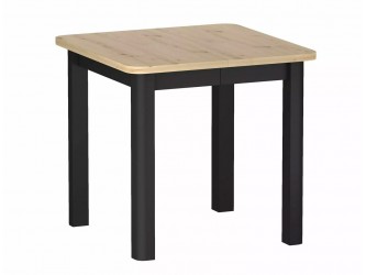 Oskar 80(200)*80 bővíthető étkező asztal artisan tölgy/fekete