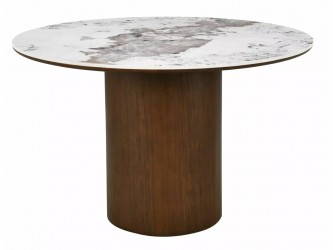 Rondo Fi120 étkező asztal pandoro fehér/ dió