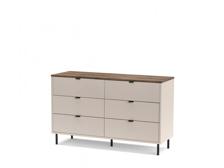 Evo K6S komód castello tölgy/ kasmír