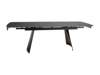 Bacardi asztal fekete 160(240)x90