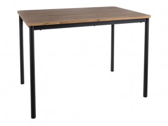 City asztal 110x75 artisan/ fekete