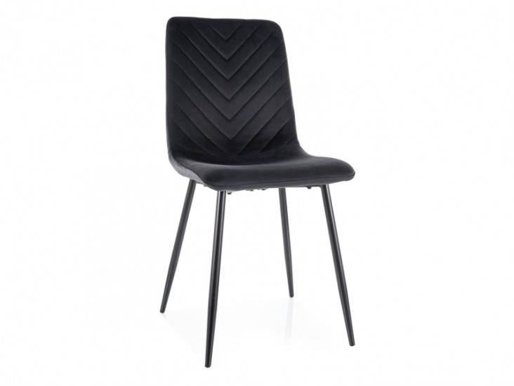 Daren Velvet szék fekete láb/ fekete (Bluvel 19) Daren Velvet szék fekete láb/ fekete (Bluvel 19)