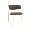 Elton Raven szék arany láb/ olivazöld 78