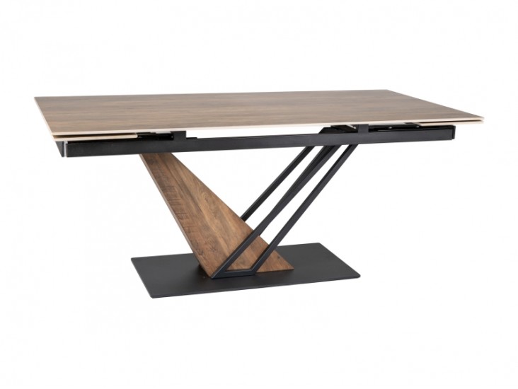 Genesis Legno asztal 160(220)x90 tölgy/ fekete Genesis Legno asztal 160(220)x90 tölgy/ fekete
