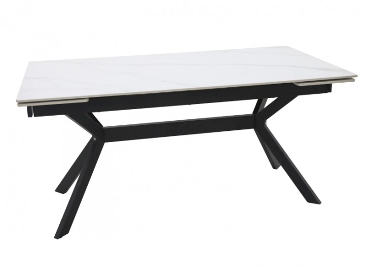 Imperia asztal 160(220)x90 fehér/ fekete Imperia asztal 160(220)x90 fehér/ fekete