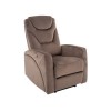 Kronos Velvet dönthető fotel cappuccino (Bluvel 38)