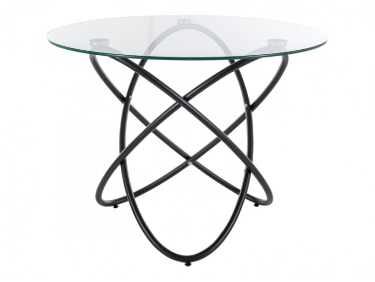 Orbit asztal D100 üveg/ fekete Orbit asztal D100 üveg/ fekete
