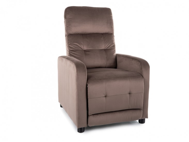 Otus Velvet dönthető fotel cappuccino (Bluvel 38)