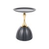 Piana asztalka D38x50 fekete/ arany
