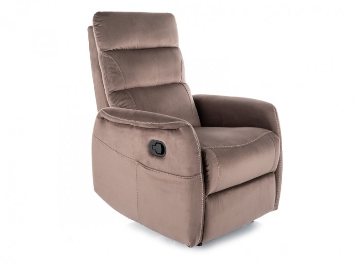 Solon M Velvet dönthető masszázsfotel cappuccino (Bluvel 38)