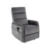 Solon M Velvet dönthető masszázsfotel szürke (Bluvel 14)